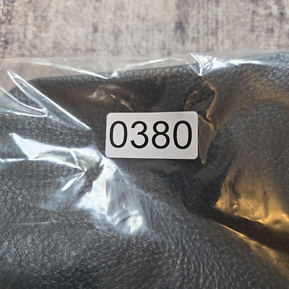 The Sak Tote Bag Womens Black Leather Zip Top Shoulder Purse Boho Beaded Accent - Picture 13 of 14